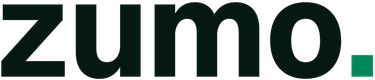 Logotipo de Zumo con una "z" minúscula en un cuadrado verde junto a la palabra "zumo" en minúsculas negras sobre fondo claro.